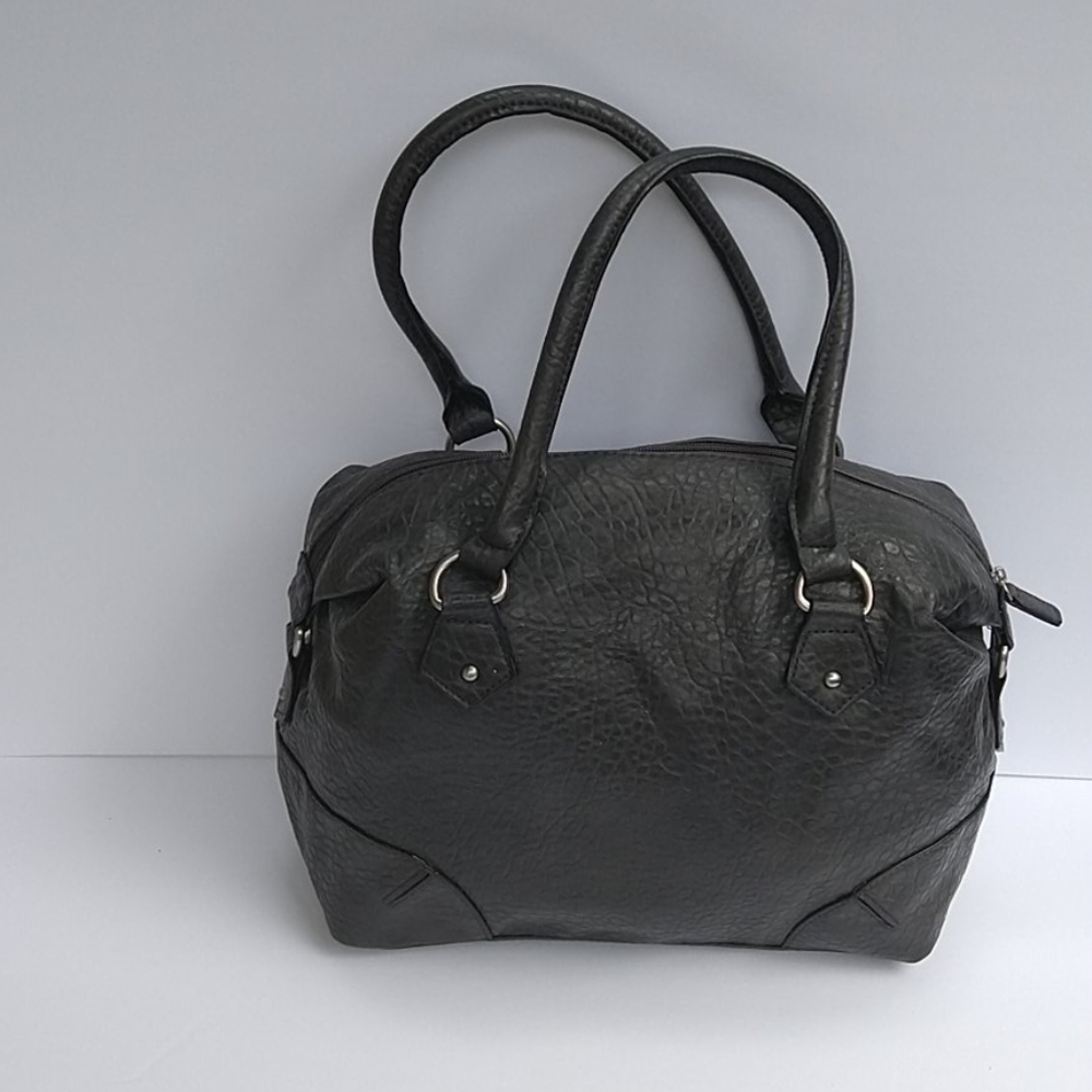 A gray limited-edition handbag